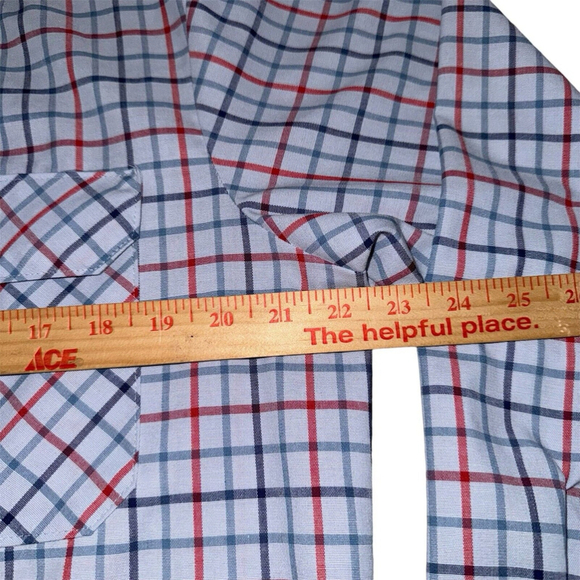 Vintage 90s Big Mac Flannel Shirt Long Sleeve Plaid Medium USA Made Outdoors - Picture 7 of 8